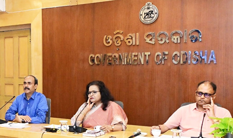 Odisha Chief Secretary Mrs Anu Garg reviews key schemes